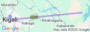 6-Day Rwanda Primate Safari Map
