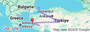 11 Day Turkey Luxury Tour Istanbul, Cappadocia, Pamukkale & Ephesus Map