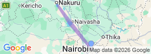 Marvels of Kenya Safari Tour Map