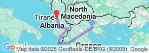 18 Day Greece & Albania Grand Discovery Tour: Thessaloniki, Corfu, Butrint & Berat Highlights Map