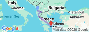 Balkans Discovery: Albania, North Macedonia & Greece 7-Day Tour Map