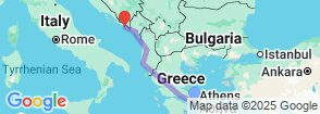 14 Day Greece, Albania & Montenegro Grand Discovery Tour – Athens to Dubrovnik with TravelShopBooking Map