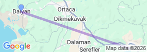 12 Islands Sailing Tour from Dalyan – Luxury Gulet Cruise in Göcek Bay Map
