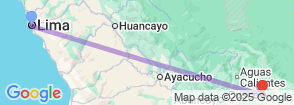 7 Days Journey Through the Peruvian Wonders Map