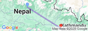Nepal Adventure holidays Map