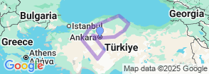 11 Day Central & Northern Turkey Heritage Tour Map
