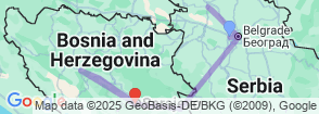 Best of Serbia & Bosnia Map