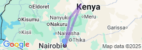 4 Days Samburu & Ol Pejeta – Kenya’s Wild North Adventure Map