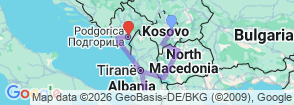 4 countries in 8 days, Balkan edition Map