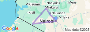 6 Days Rift Valley Lakes & The Untamed Masai Mara Safari Map