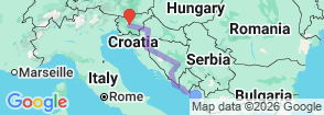 Chasing Borders: 6 Balkan Countries in 10 Days Map