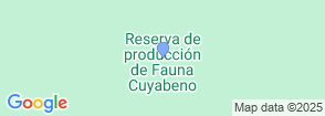 5 Days - Cuyabeno Amazon Exploration Map
