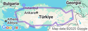 17 Day Eastern & Western Turkey Discovery Tour – Black Sea, Mesopotamia & Aegean Wonders Map