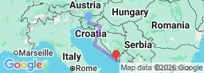 10 Days Slovenia & Croatia Tour Map