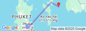 Koh Yao + Koh Hong & Sunset Romantic trip Map