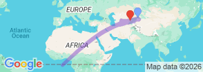 5 Stans Tour – Central Asia Map