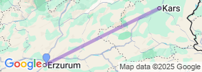 6 Days Erzurum City - Kars Tour Map