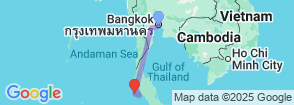 Bangkok - Phuket 10Day 9Night Package Map