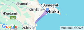 Azerbaijan 4-Day Itinerary: Baku Tour + Absheron + Gobustan Map