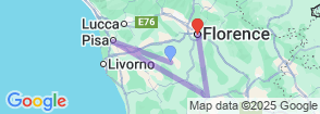 Tuscany Experience: Pisa, Siena, San Gimignano and Chianti from Florence with Optional Leaning Tower Entrance Map