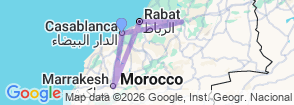 Royal cities from Casablanca Map