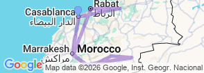 Discovery of Morocco from Casablanca Map