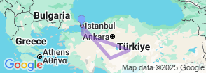 8 Days Islamic & Historical Turkey Tour: Istanbul, Sögüt, Bursa, Cappadocia & Konya Map