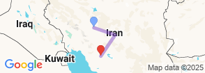 Explore Iran on a Budget Map