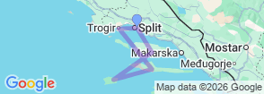 Split Luxury Escape – 5 Days of Culture, Cuisine & Adriatic View Map