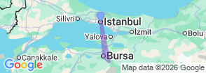8 Days Winterland Skiing Bursa Uludag Holiday Tour Map