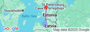 Riga to Tallinn - Sightseeing Transfer Map