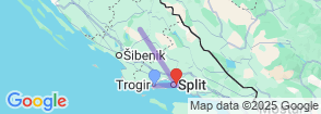 From Split or Trogir: Krka Waterfalls & Primošten Day Trip Map