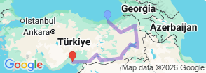 Eastern Anatolia & Mesopotamia Grand Discovery Tour (14 Days) Map