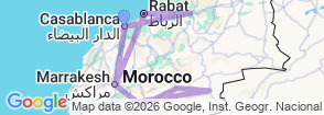 Discovery of Morocco from Casablanca 5 stars Map
