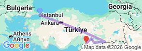 Istanbul to Mesopotamia Cultural & Gastronomy Tour (12 Days) Map