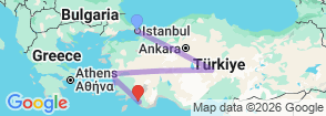 10 Day Turkey Highlights & Blue Cruise Tour – Istanbul, Cappadocia, Ephesus & Fethiye Gulet Adventure Map