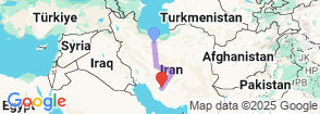 Luxury Trip to Iran Map