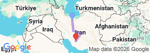 Luxury Trip to Iran 8 Days Map
