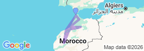 Royal cities from Tangier 5 stars Map