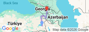 Eastern Turkey, Armenia & Georgia Tour – 11 Days Across Ancient Civilizations Map