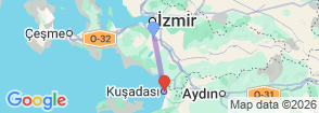 Elite İzmir Airport Transfer To Kuşadası  Map