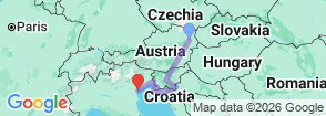 13 Days Vienna to Venice Tour Map