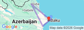 Azerbaijani Heritage Journey: Ancient Wonders & UNESCO Gems Map