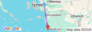 İZMİR AİRPORT TO BODRUM TRANSFER Map