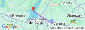 Verona and Sirmione Day Trip from Milan Map