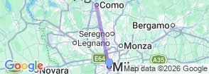 Day Excursion to Lake Como and Lugano from Milan Map