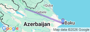 Azerbaijan - A Journey from Baku's Flame Towers to Sheki's Silk Road Map