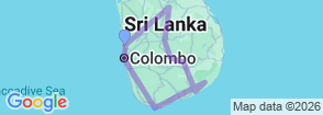 Unforgettable Sri Lanka: Adventure and Peace Combined Map