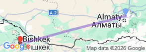 Two Stans, One Adventure: Kazakhstan & Kyrgyzstan (11 Days) Map