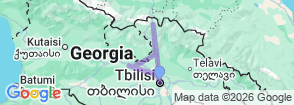 5 Days Georgia Holiday Package Map